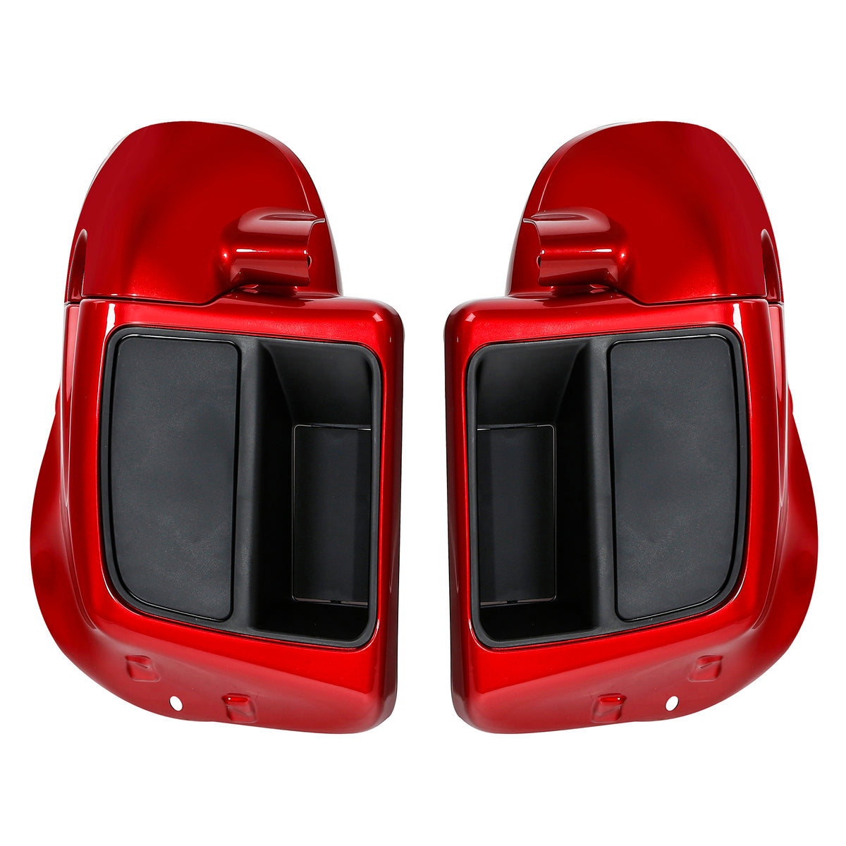 HR3 Wicked Red Vented Lower Fairing Kit With 6.5" Speaker Pods For Harley Touring models 2014-2024