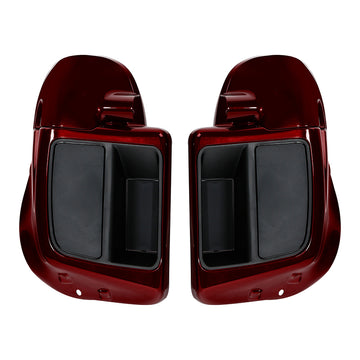 HR3 Twisted Cherry Vented Lower Fairing Kit With 6.5" Speaker Pods For Harley Touring models 2014-2024