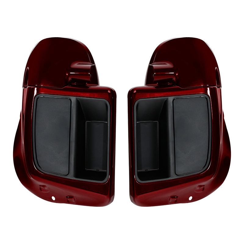 HR3 Twisted Cherry Vented Lower Fairing Kit With 6.5" Speaker Pods For Harley Touring models 2014-2024