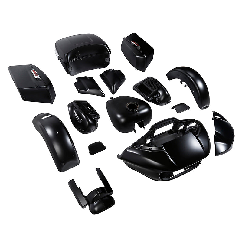 HR3 Black Denim Road Glide Complete Body Fairing Kit For Harley Road Glide Limited FLTRK 15-23