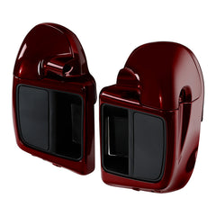 HR3 Twisted Cherry Vented Lower Fairing Kit With 6.5" Speaker Pods For Harley Touring models 2014-2024
