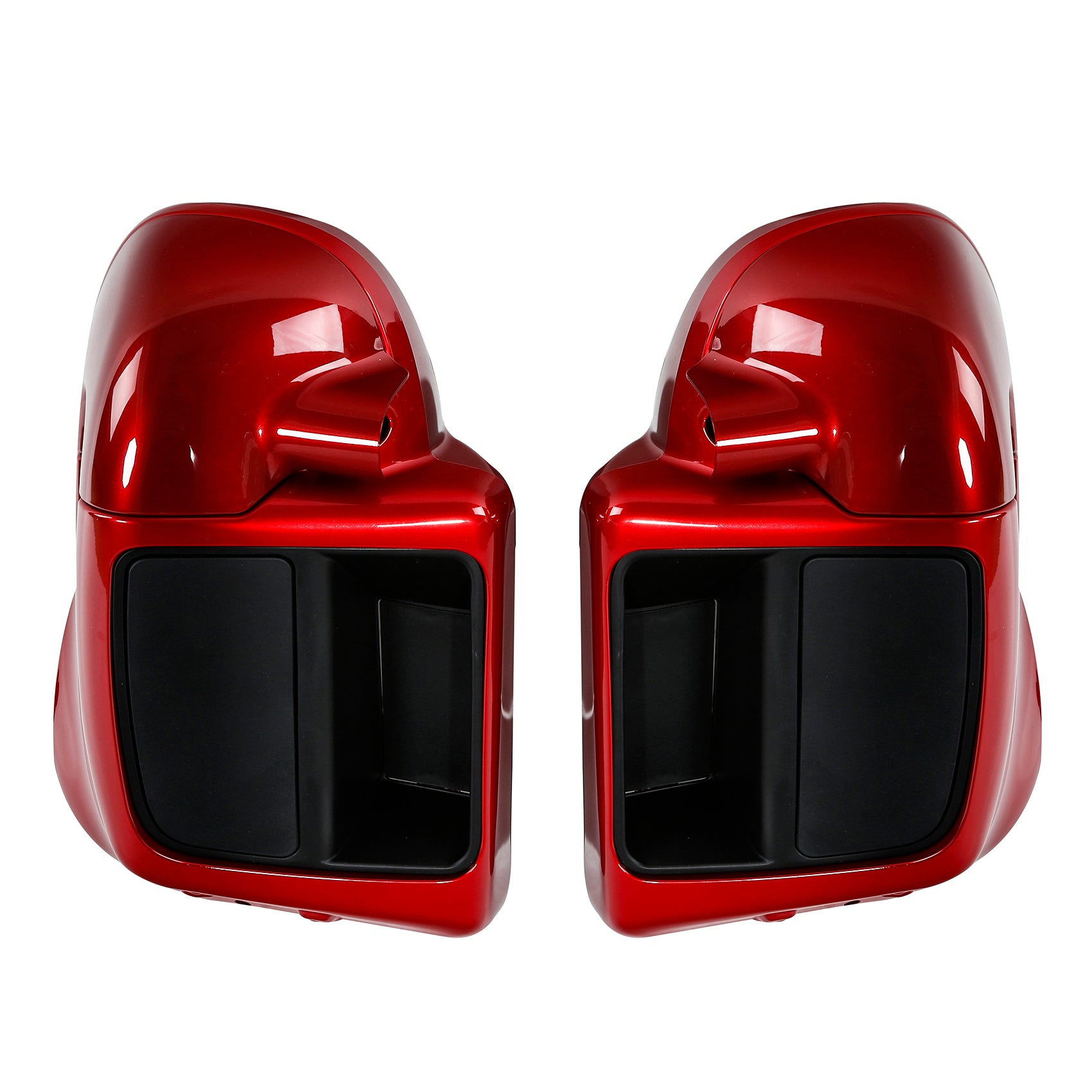 HR3 Wicked Red Vented Lower Fairing Kit With 6.5" Speaker Pods For Harley Touring models 2014-2024