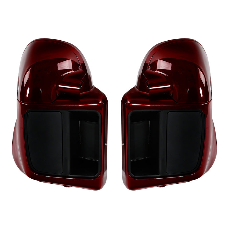 HR3 Twisted Cherry Vented Lower Fairing Kit With 6.5" Speaker Pods For Harley Touring models 2014-2024