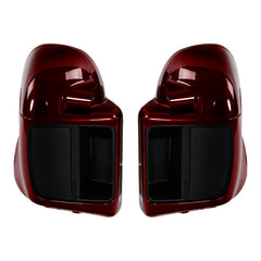 HR3 Twisted Cherry Vented Lower Fairing Kit With 6.5" Speaker Pods For Harley Touring models 2014-2024
