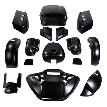 HR3 Black Denim Road Glide Complete Body Fairing Kit For Harley Road Glide Limited FLTRK 2015-2023 [Pre-Order]