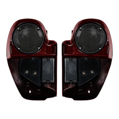 HR3 Twisted Cherry Vented Lower Fairing Kit With 6.5" Speaker Pods For Harley Touring models 2014-2024