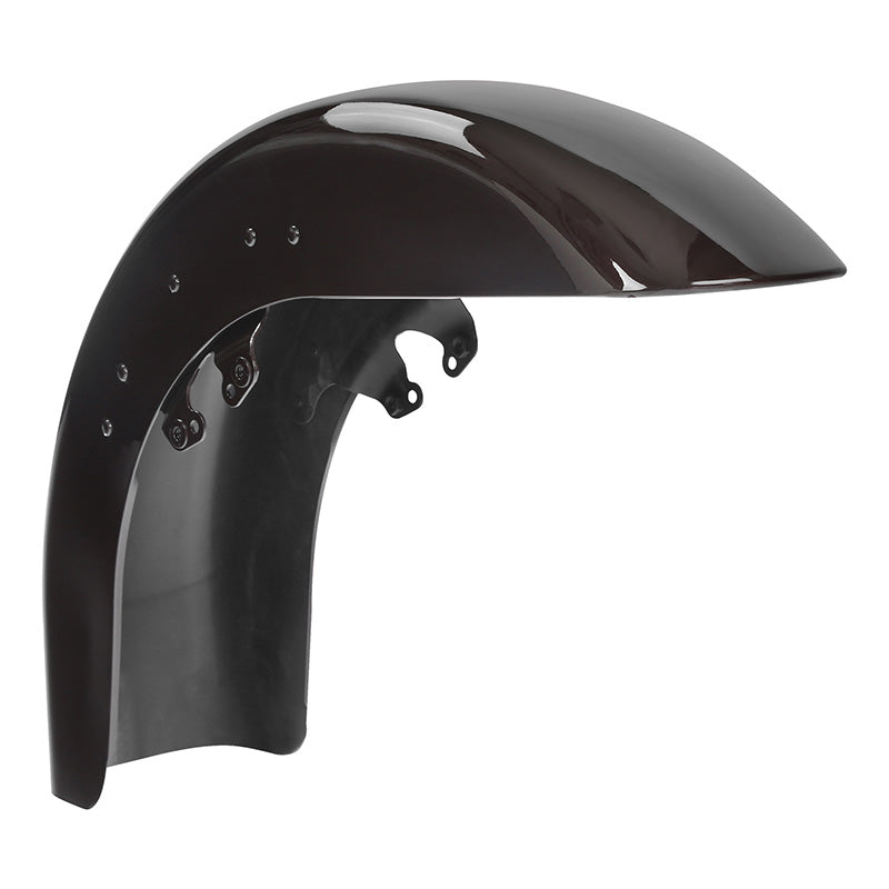 HR3 Black Forest Motorcycle 18" Wide Tire Front Mudguard Fender For Harley Touring Models 2014-2023