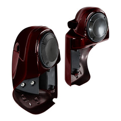 HR3 Twisted Cherry Vented Lower Fairing Kit With 6.5" Speaker Pods For Harley Touring models 2014-2024