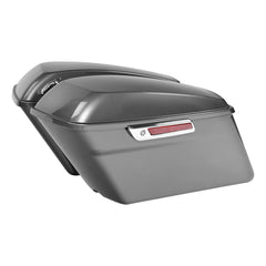 HR3 Industrial Gray Hard Saddlebags Harley Hard Bags (Regular) For 14-23 Harley Touring
