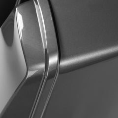 HR3 Industrial Gray Hard Saddlebags Harley Hard Bags (Regular) For 14-23 Harley Touring