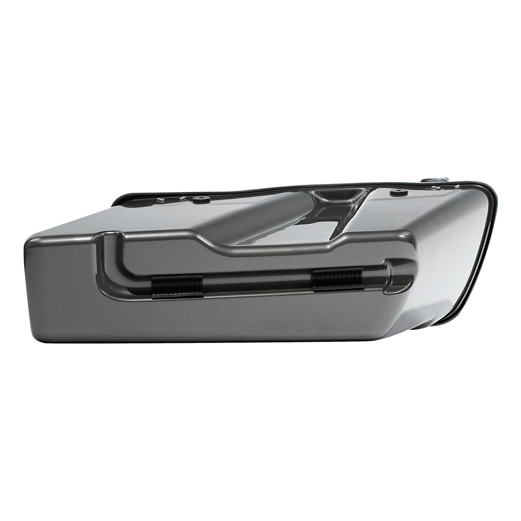 HR3 Industrial Gray Hard Saddlebags Harley Hard Bags (Regular) For 14-23 Harley Touring