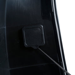 HR3 Black Denim King Size Touring Trunk Luggage with Speaker Cut Outs For 14-24 Harley Touring