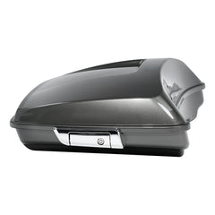 HR3 Industrial Gray 5.5" Razor Style Touring Trunk Luggage For 14-24 Harley Touring