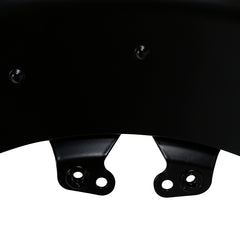 HR3 Black Denim Motorcycle 18" Front Mudguard Fender (can be installed with lighting)For Harley Touring Electra Glide Ultra Limited Tri Glide 14-23