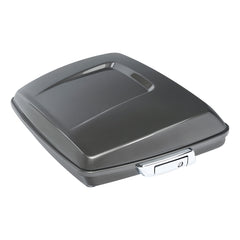 HR3 Industrial Gray 5.5" Razor Style Touring Trunk Luggage For 14-24 Harley Touring