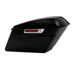 HR3 Black Denim Hard Saddlebags Harley Hard Bags (Regular) For 14-23 Harley Touring