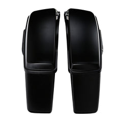 HR3 Black Denim Hard Saddlebags Harley Hard Bags (Regular) For 14-23 Harley Touring