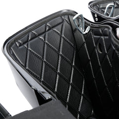 C.C. RIDER Saddlebags Carpet Liner Fit For Harley Touring Street Electra Glide 2014-2023