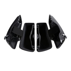 HR3 Black Denim Hard Saddlebags Harley Hard Bags (Regular) For 14-23 Harley Touring