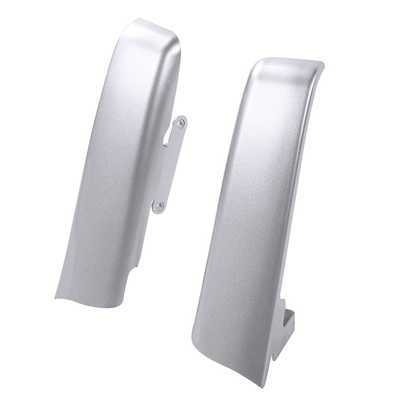 HR3 Silver / Black Honeycomb Fade Saddlebag Filler Strips For Harley Touring Models 14-24