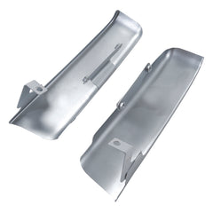 HR3 Silver / Black Honeycomb Fade Saddlebag Filler Strips For Harley Touring Models 14-24