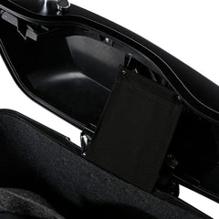 HR3 Black Denim Hard Saddlebags Harley Hard Bags (Regular) For 14-23 Harley Touring
