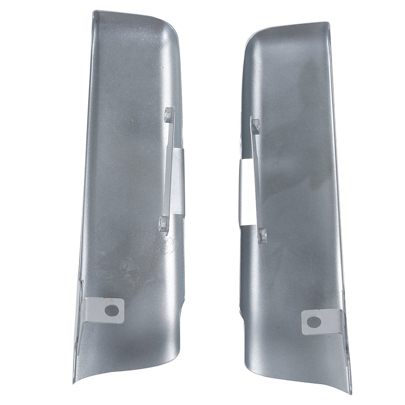 HR3 Silver / Black Honeycomb Fade Saddlebag Filler Strips For Harley Touring Models 14-24