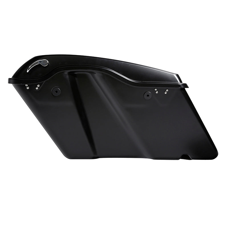 HR3 Black Denim Hard Saddlebags Harley Hard Bags (Regular) For 14-23 Harley Touring