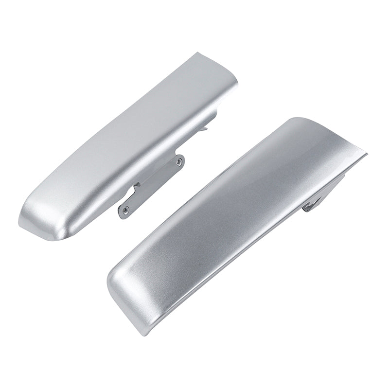HR3 Candy Red / Silver Honeycomb Fade Saddlebag Filler Strips For Harley Touring Models 14-24