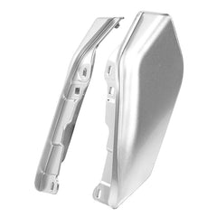 HR3 Silver / Black Honeycomb Fade Mid-Frame Air Deflectors For Harley Touring and Trike Models 09-24