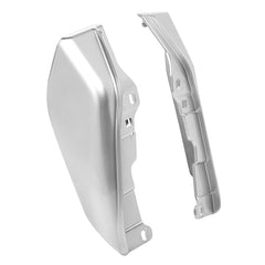 HR3 Silver / Black Honeycomb Fade Mid-Frame Air Deflectors For Harley Touring and Trike Models 09-24