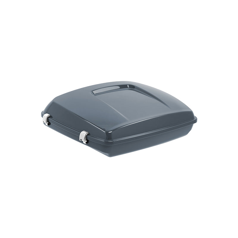 HR3 Gunship Gray 5.5" Razor Style Touring Trunk Luggage For Harley Touring 14-24
