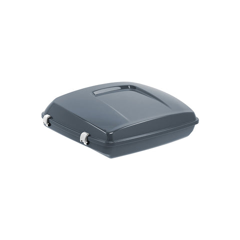 HR3 Gunship Gray 5.5" Razor Style Touring Trunk Luggage For Harley Touring 14-24