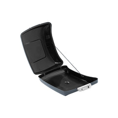 HR3 Gunship Gray 5.5" Razor Style Touring Trunk Luggage For Harley Touring 14-24