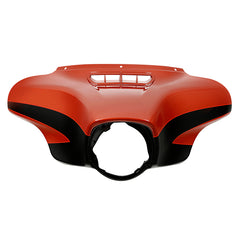 HR3 Sunburst Orange / Starfire Black Outer Batwing Fairing Cowl Upper 2017 CVO STREET GLIDE (FLHXSE)