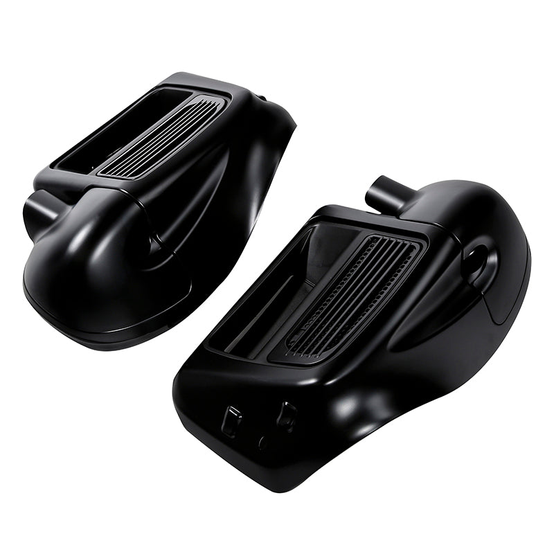HR3 Black Denim Vented Lower Fairing Kit For Harley Touring Models 2014-2023 (Fits water cooled models)