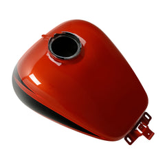 HR3 Sunburst Orange / Starfire Black Fuel Gas Tank For 2008-2023 Harley Touring Models