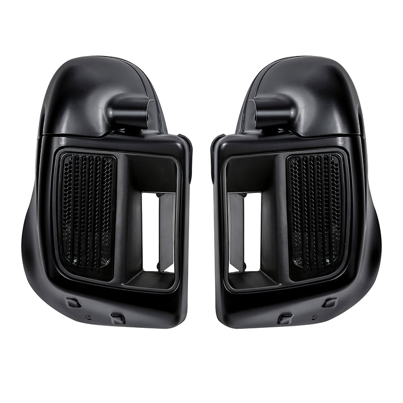 HR3 Black Denim Vented Lower Fairing Kit For Harley Touring Models 2014-2023 (Fits water cooled models)