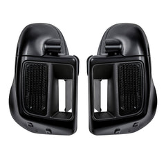 HR3 Black Denim Vented Lower Fairing Kit For Harley Touring Models 2014-2023 (Fits water cooled models)