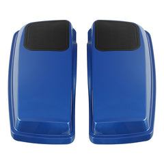 HR3 Electric Blue 6 X 9" Saddlebags Lid Speaker Cutouts W/ Grill For Harley Touring Models 2014-2023