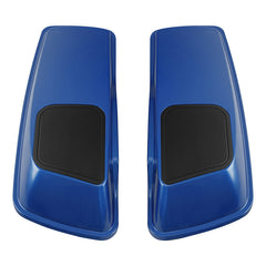 HR3 Electric Blue 6 X 9" Saddlebags Lid Speaker Cutouts W/ Grill For Harley Touring Models 2014-2023