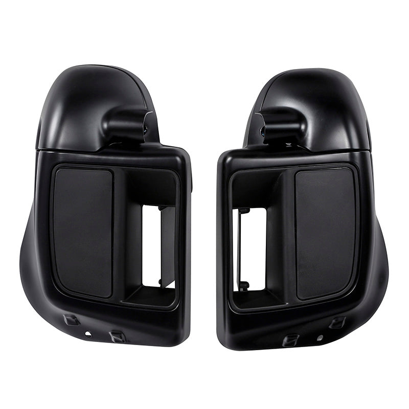 HR3 Black Denim Vented Lower Fairing Kit With 6.5" Speaker Pods For Harley Touring models 2014-2024