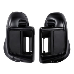HR3 Black Denim Vented Lower Fairing Kit With 6.5" Speaker Pods For Harley Touring models 2014-2024
