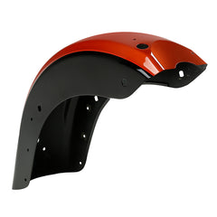 HR3 Sunburst Orange / Starfire Black Motorcycle Mudguard CVO STYLE REAR FENDER FOR Harley Touring 2014-2023