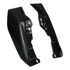 HR3 Dark Slate Candy / Arctic Black Mid-Frame Air Deflectors For Harley Touring and Trike Models 09-24