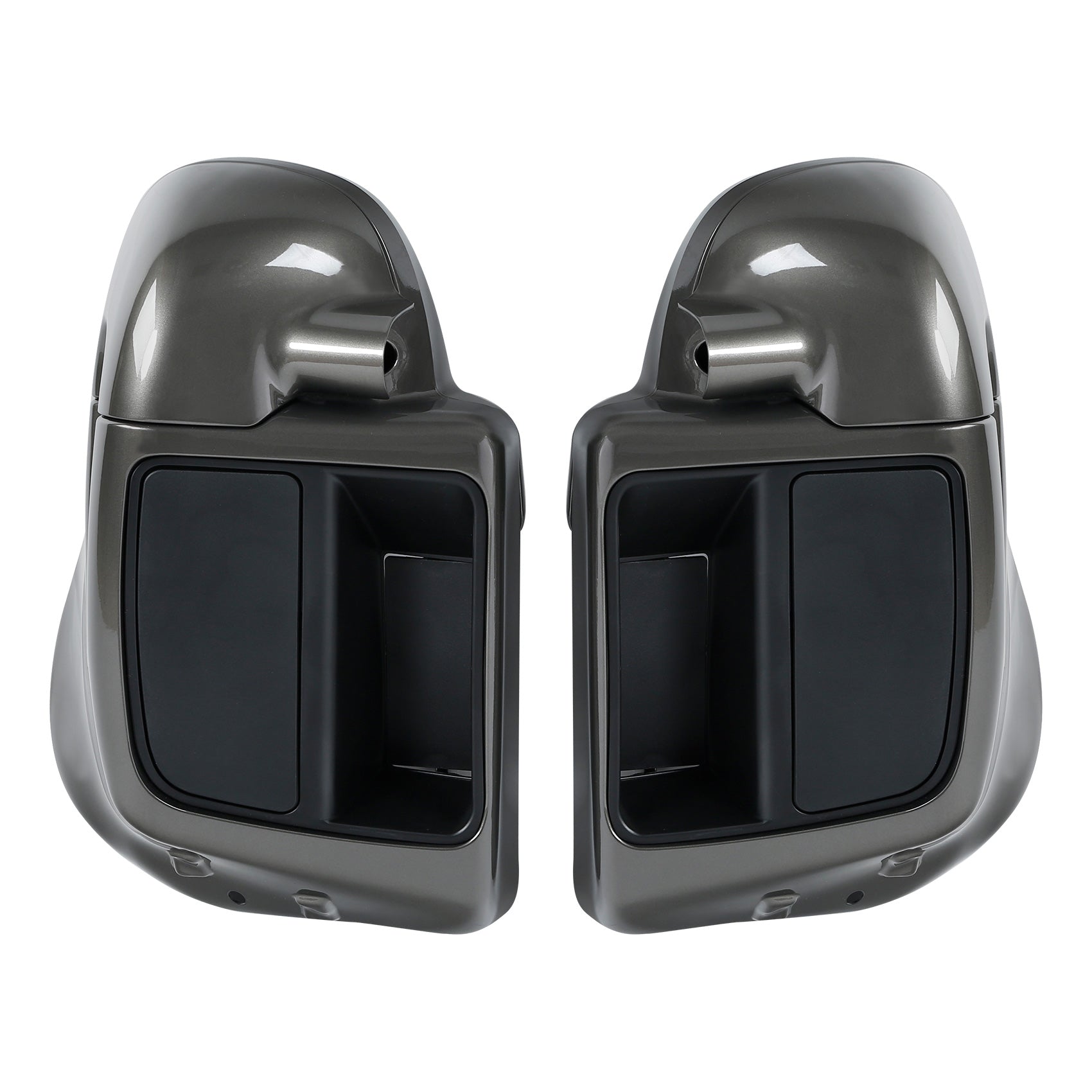 HR3 Orange Lava & Silver Gray Vented Lower Fairing Kit with Speaker Pods