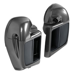 HR3 Orange Lava & Silver Gray Vented Lower Fairing Kit with Speaker Pods