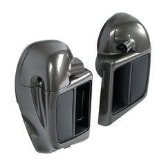 HR3 Industrial Gray Vented Lower Fairing Kit With 6.5" Speaker Pods For Harley Touring models 2014-2024