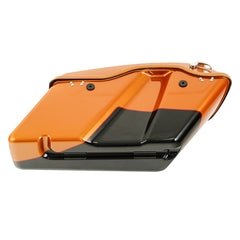 HR3 Amber Whiskey / Vivid Black Hard Saddlebags (Regular) For 14-23 Harley Touring