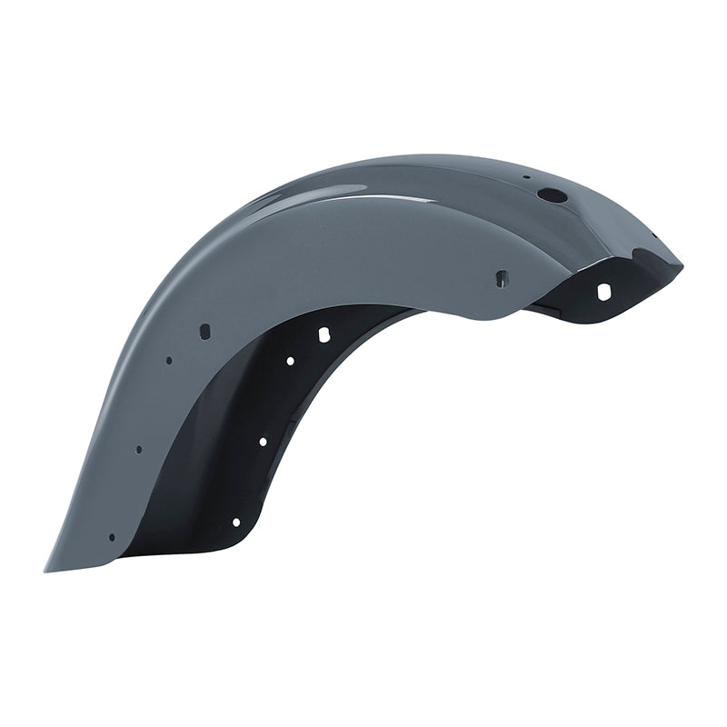 HR3 Gunship Gray Motorcycle Mudguard CVO STYLE REAR FENDER FOR Harley Touring 2014-2023